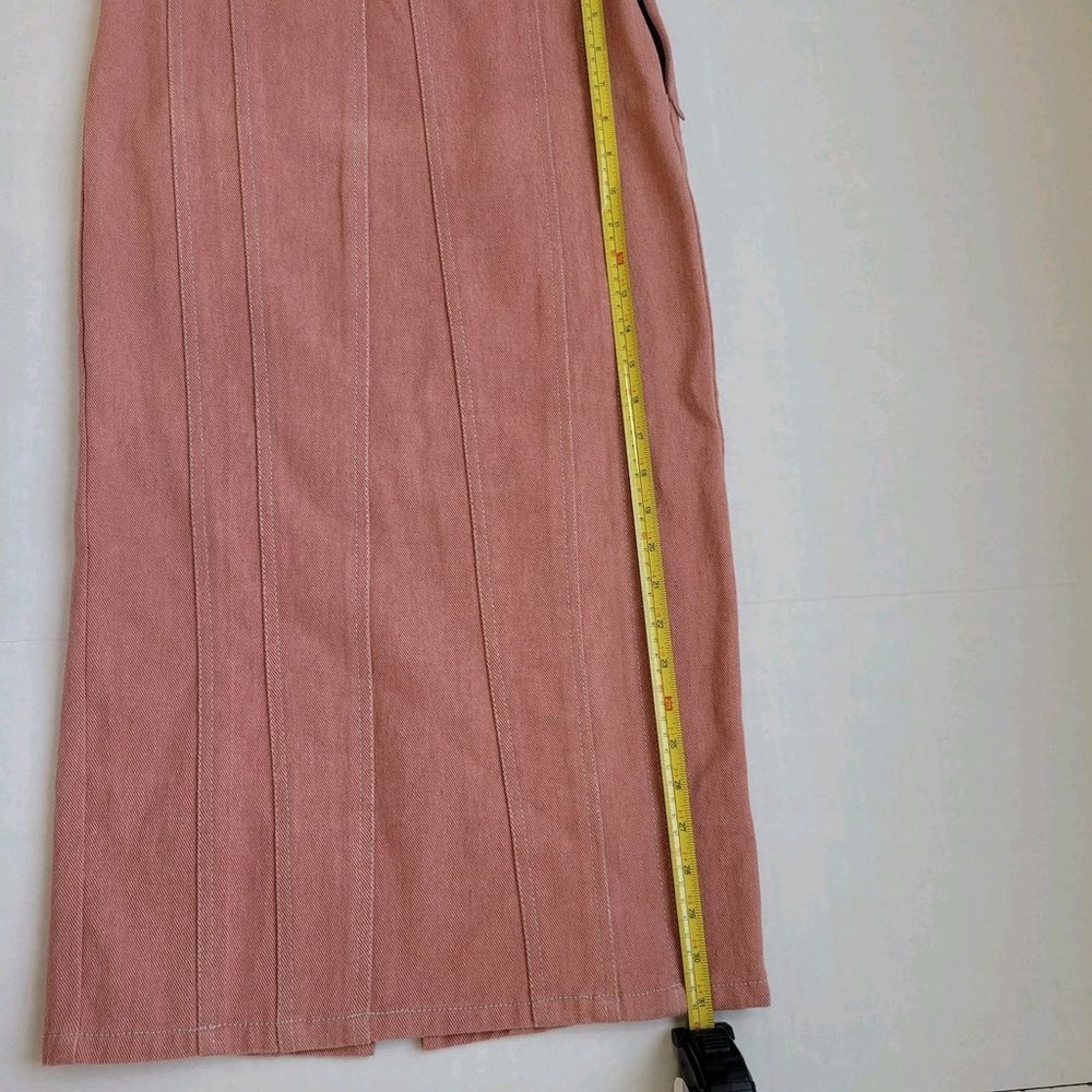 NWOT Free People Marley Denim Skirt Size 0 Women's Casual Low Rise Boho Midi - Picture 6 of 10
